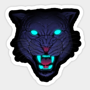 Electric Panther Sticker